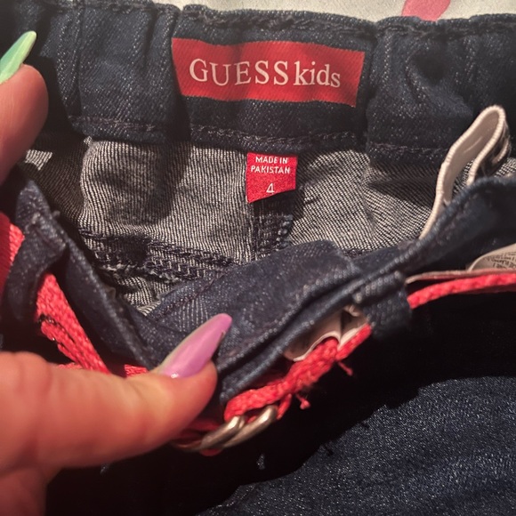 Guess Jean shorts sized 4 toddlers girl. - Picture 3 of 4